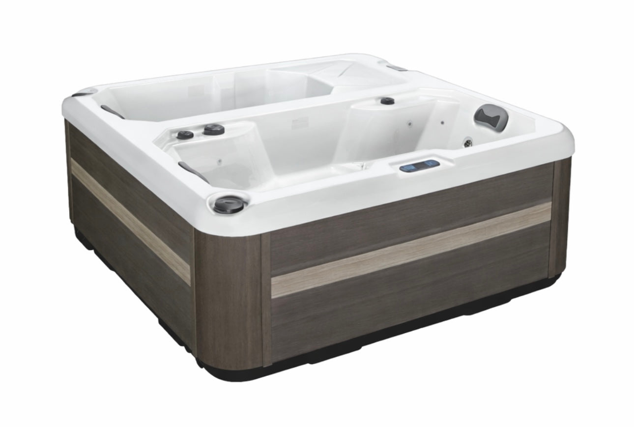 Dual Hot & Cold Recovery Tub - White & Brown