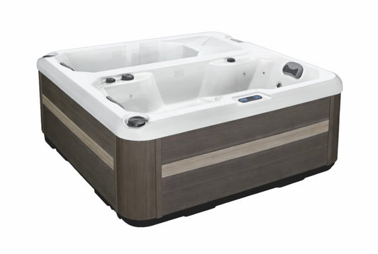 Dual Hot & Cold Recovery Tub - White & Brown