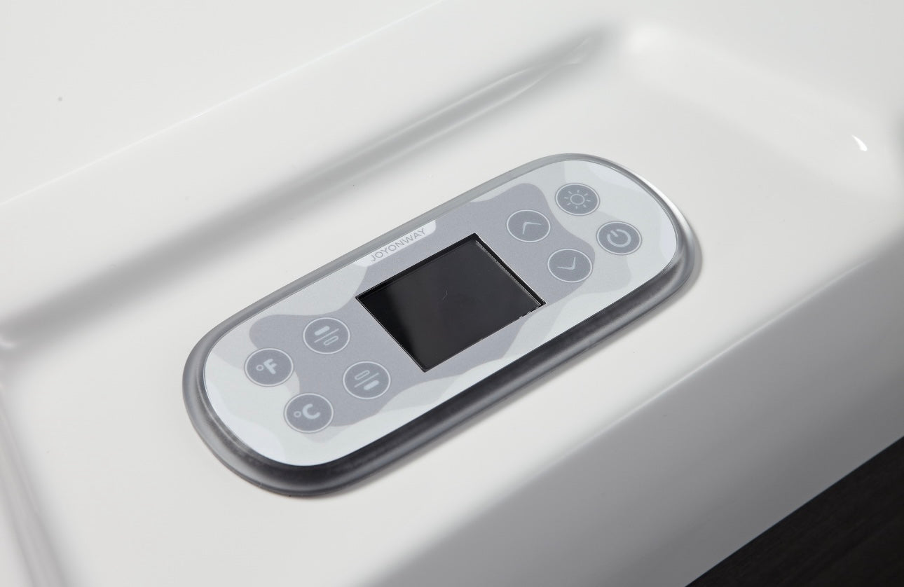 Dual Hot & Cold Recovery Tub - White & Brown